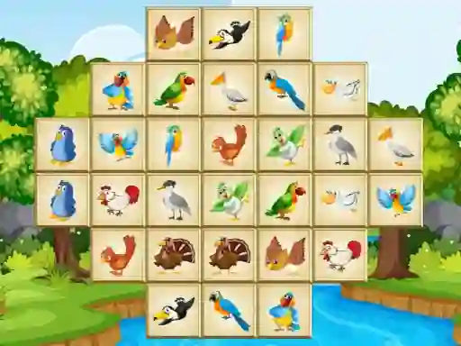 Hra Birds Mahjong Deluxe