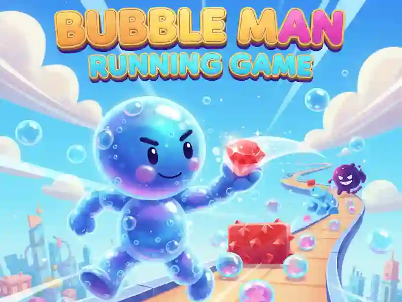 Hra Bubble Man Running Game