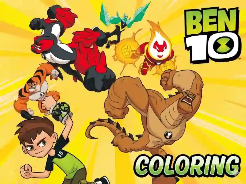 Hra Ben 10 Coloring