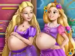 Hra Goldie Princesses Pregnant BFFs