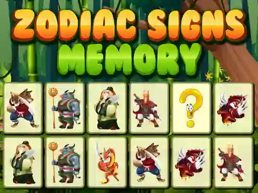 Hra Zodiac Signs Memory
