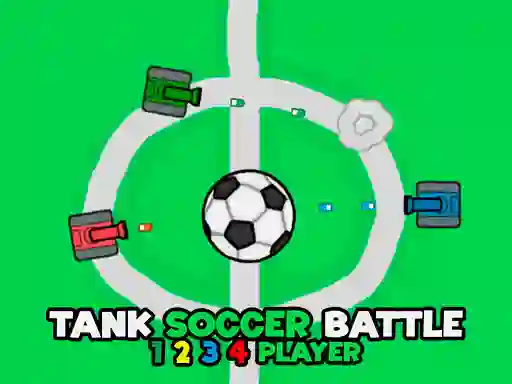 Hra Tank Soccer Battle 1 2 3 4 Player