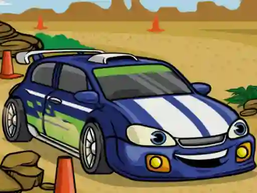 Hra Racing Cartoons Jigsaw