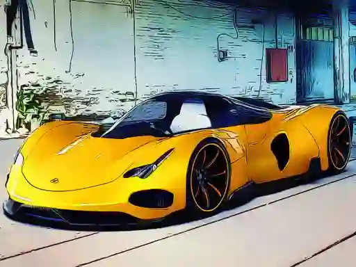 Hra Futuristic Car Models