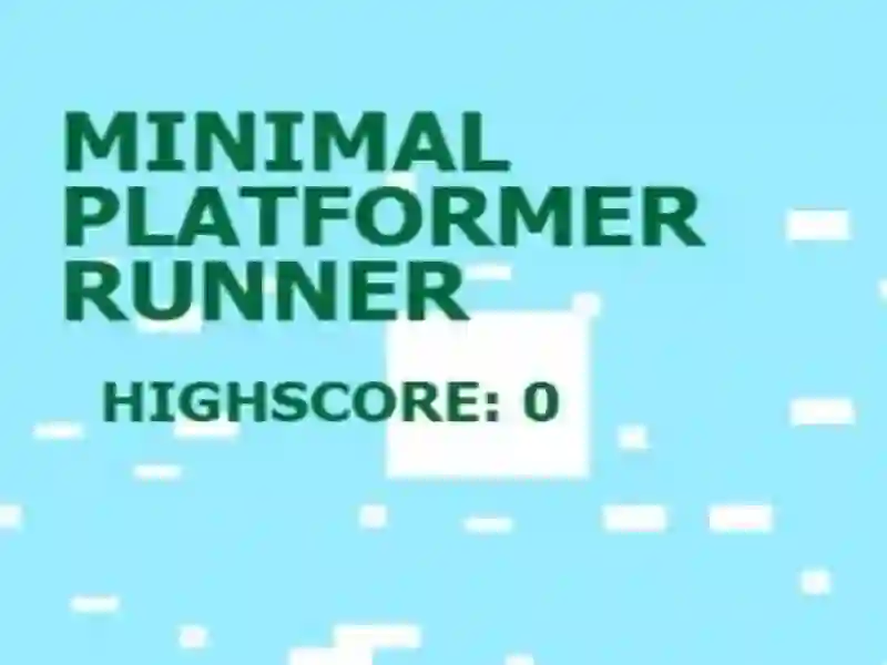 Hra Minimal Platformer Runner