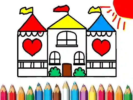Hra Back To School Coloring Book DOLL HOUS