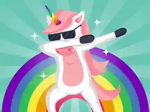 Hra Dab Unicorns Puzzle