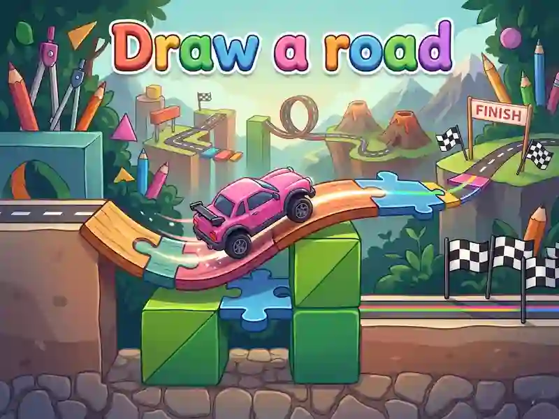 Hra Draw a road