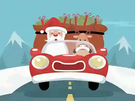 Hra Santa Giving Presents Jigsaw