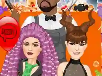 Hra Jenner Sisters Spooky Hairstyles