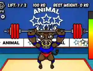 Hra Animal Olympics Weight Lifting