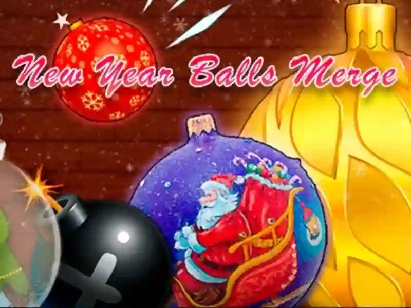 Hra New Year Balls Merge