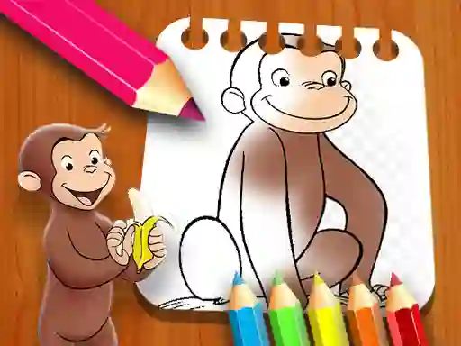 Hra Curious George Coloring Book