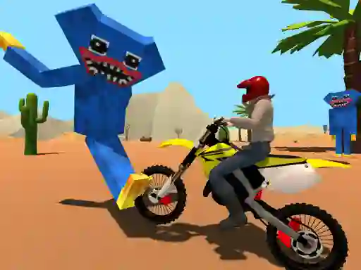 Hra Motoracer vs Huggy