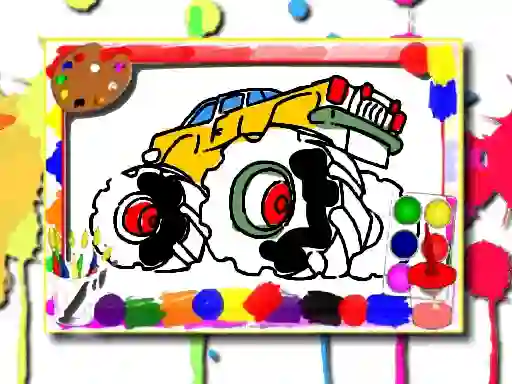 Hra Monster Truck Coloring Book