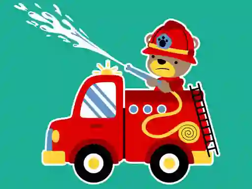 Hra Animal Firetrucks Match 3