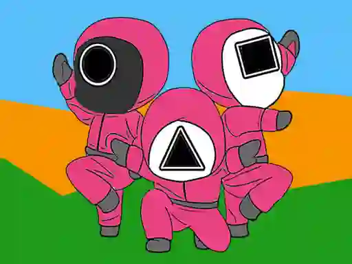 Hra Squid Coloring Book