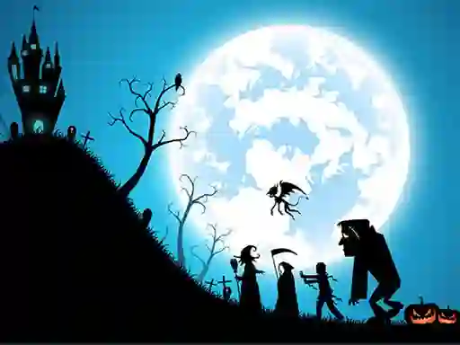Hra Happy Halloween Jigsaw