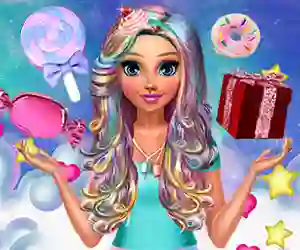 Hra Katie's Candy Look