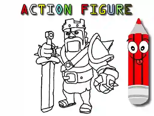 Hra Back To School: Action Figure Coloring