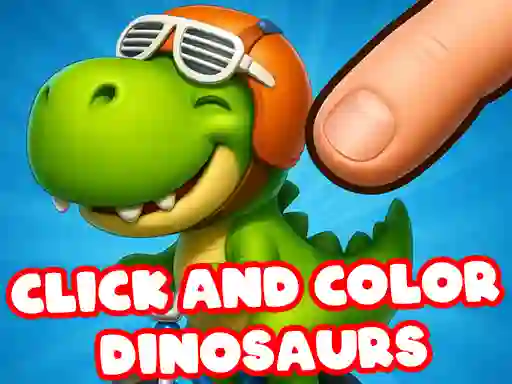 Hra Click And Colors Dinosaurs