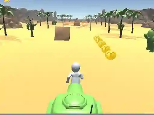 Hra 3D Desert Parkour