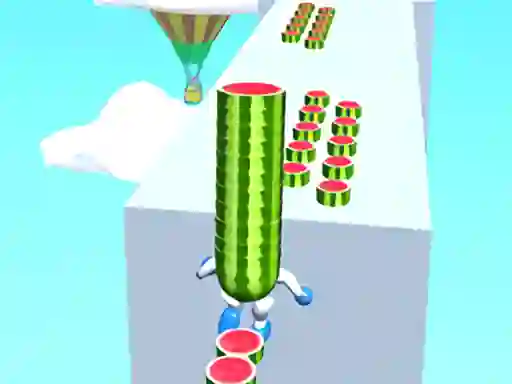 Hra Watermelon Run 3d