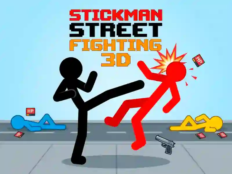Hra Stickman Street Fighting 3d