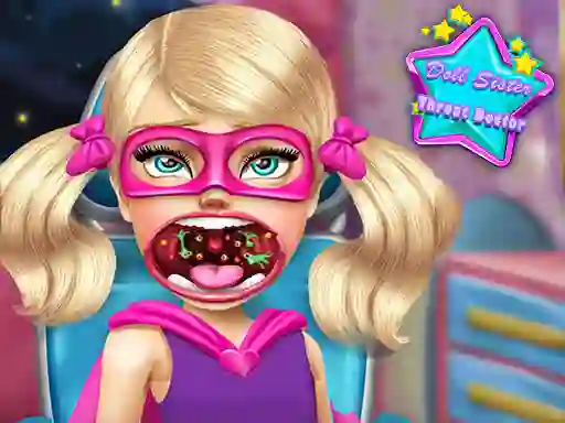 Hra Doll Sister Throat Doctor