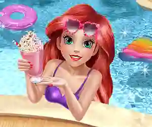 Hra Mermaid Princess Pool Time