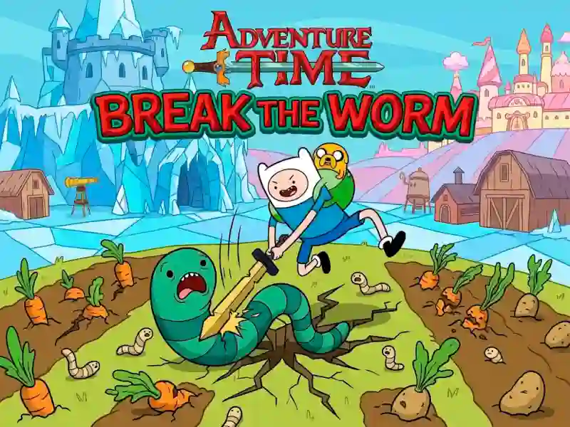 Hra Adventure Time Break the Worm