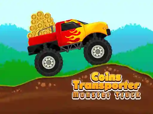 Hra Coins Transporter Monster Truck