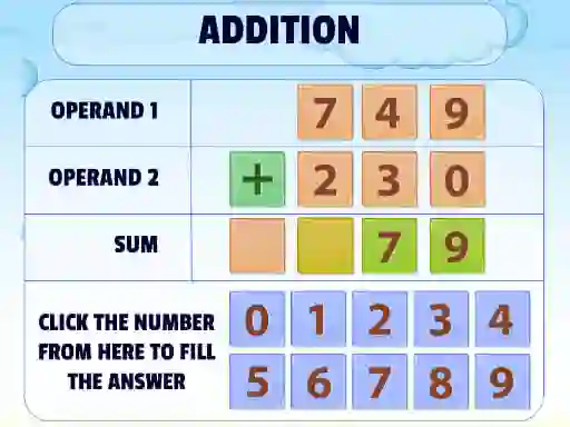 Hra Addition Practice