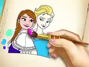 Hra Ice Kingdom Coloring Book