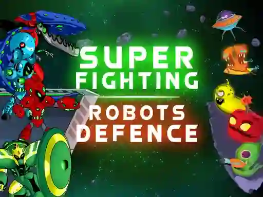 Hra Super Fighting Robots Defense