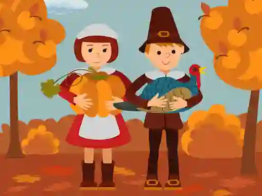 Hra Thanksgiving Jigsaw