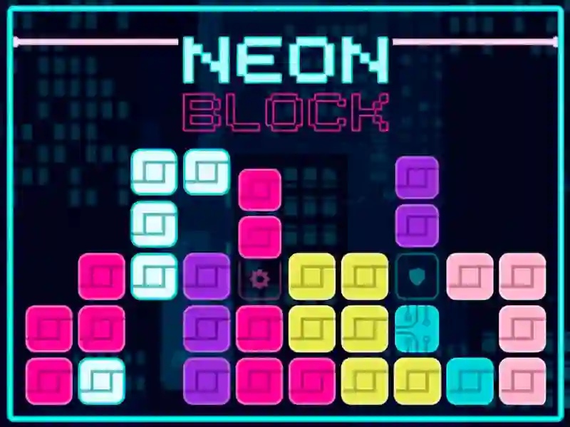 Hra Neon Block