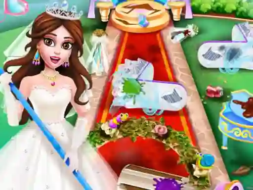 Hra Princess Wedding Cleaning