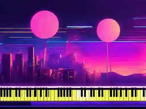 Hra Piano Game star 5