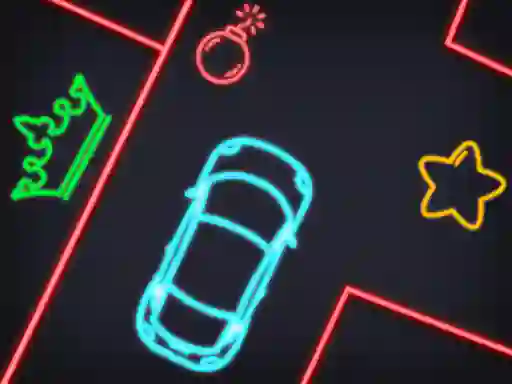 Hra Neon Car Puzzle