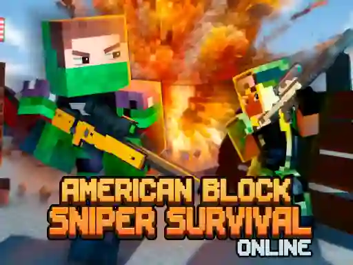 Hra American Block Sniper Survival Online