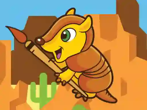 Hra Happy Armadillo Coloring
