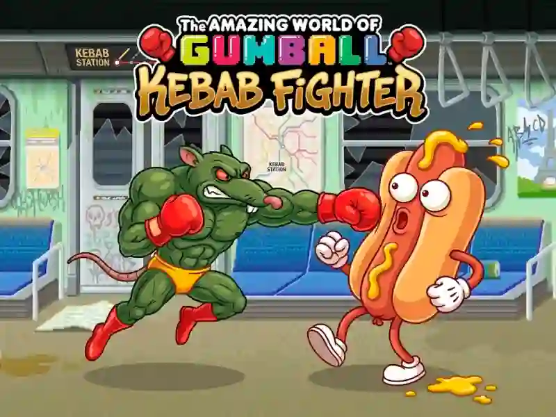 Hra The Amazing World of Gumball Kebab Fighter