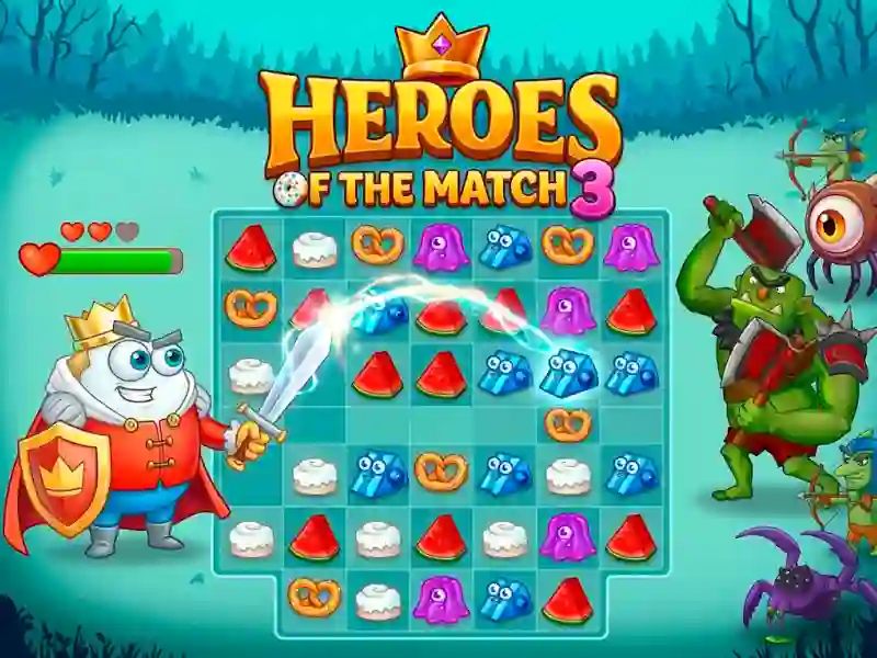 Hra Heroes of the match 3