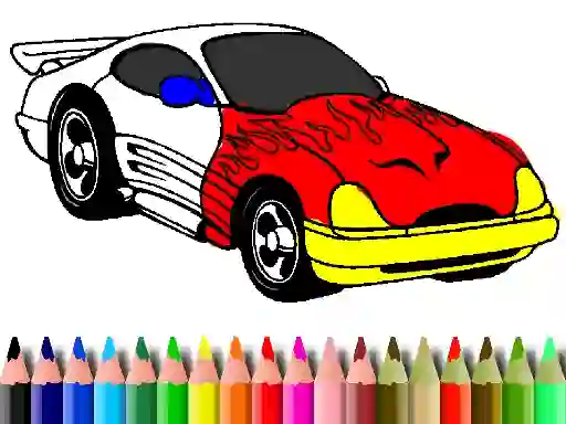 Hra Back To School: Muscle Car Coloring
