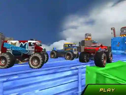 Hra Monster Truck Stunts Sky Driving