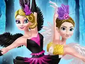 Hra Ellie and Annie Black Swan and White Swan