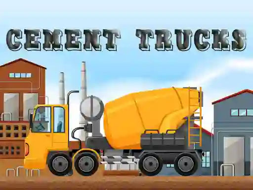 Hra Cement Trucks Hidden Objects