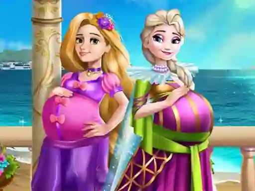 Hra Palace Princesses Pregnant BFFS