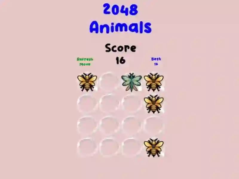 Hra 2048 Animals